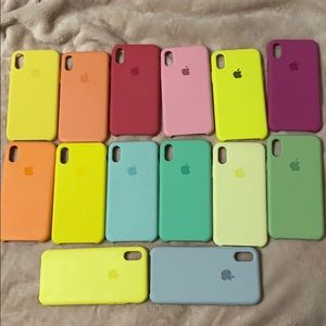 iphone x/xs apple silicone case